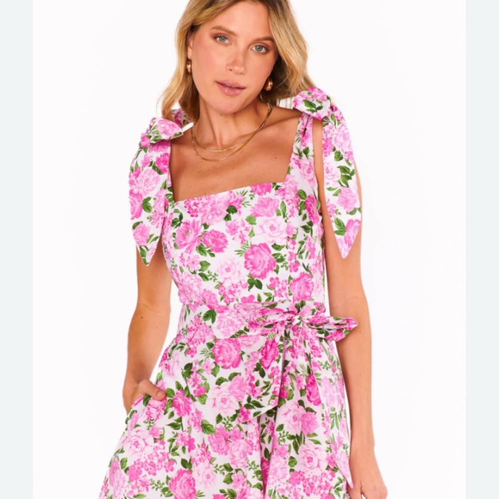 Show Me Your MuMu Claire Mini Dress - Cottage Floral - Size XL